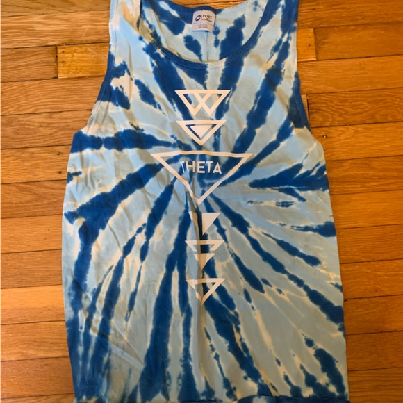 Theta tie dye tank top - Picture 1 of 2